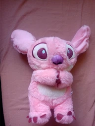 Мягкая детская игрушка «Дышащий Стич» (Stitch), плюшевая, розового цвета фото от покупателей 14