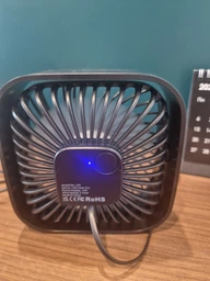 Портативний вентилятор з живленням від USB A031 Чорний фото від покупців 2