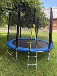 Батут SkyJump із захисною сіткою 252 см (SJ8ft252)