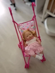 Детская мягконабивная кукла M 5881 I UA(Pink) 33 см, музыкальные эффекты