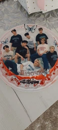 Сахарна їстівна картинка музика, Стрей Кидс, Стей Кідс музична група Stray Kids Ø20см на торт (SNP - 01885)