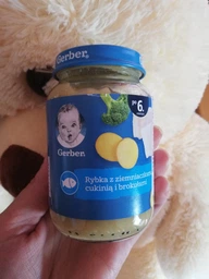 Упаковка пюре рыбно-овощного Gerber Стерилизованное Рыба с картофелем, цукини и брокколи для детей с 6 месяцев 190 г х 6 шт (7613287134066) фото от покупателей 2
