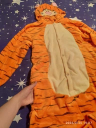 Піжама кігурумі My Kigu Tигра Помаранчевий для хлопчика розмір XL на зріст 175-182 см (203042) фото від покупців 3