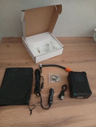 Автомобільний насос бездротовий повітряний компресор Intelligent Pump 5в1 автонасос для коліс портитивний для підкачки шин фото від покупців 3