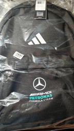 Рюкзак спортивный тканевый 27 л вмещает формат А4 Adidas Mercedes - Amg Petronas Formula 1 Dna Backpack KF1778 Черный (4068819193838)