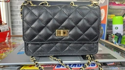 Сумка кросс-боди через плечо женская из натуральной кожи маленькая Laras K101512bl Черная (ROZ6501064370) фото от покупателей 1
