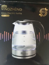 Электрочайник Ym Electric Kettle ZY-303, 2л, стеклянный фото от покупателей 2