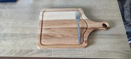 Разделочная доска деревянная кухонная 40×25 см прямоугольная досточка для сервировки и подачи нарезки Ясень фото от покупателей 1