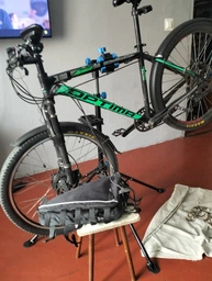 Стійка для велосипеда Bike Repair Stand з полицею, чорний (RS-100)