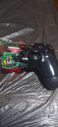 Геймпад PS4 бездротовий DualShock 4 джойстик Bluetooth акумуляторний контролер для ігор консолі смартфона планшета сумісний з ПК смартфоном Android iOS iPad V2 Sony wireless USB зарядка портативний ігровий ергономічний тригерний оригінал pro чорний
