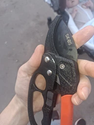 Секатор садовый с храповым механизмом для цветов веток сикатор для деревьев обрезки винограда веткорез садовый кусторез универсальный для прививки сада для дома дачи огорода садовые ножницы для кустов OnePro Красный 73978