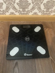 Смарт-ваги, розумні підлогові ваги Domotec Smart Scale 2, електронні, фітнес, Bluetooth, 180 кг, білі фото від покупців 1
