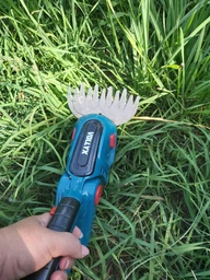 Аккумуляторный кусторез ножницы садовый веткорез электрический триммер Garden + 2 аккумулятора в комплекте фото от покупателей 16