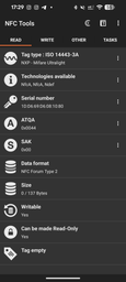 NFC мітка наклейка, 10шт, стікер NTAG213 ISO 14443A 144байт 13.56МГц