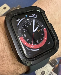 Чехол бампер накладка для Apple Watch 44 мм Черный