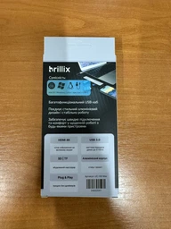 Usb хаб переходник type с на юсб 6в1 hub адаптер на тайп си для ноутбука макбука смартфона планшета пк Brillix UC-H6 Max концентратор с кардридером разветвитель 4 порта 4K HDMI+USB*2+SD/TF card reader+PD Female hub 6in1 фото от покупателей 3