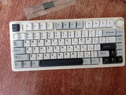 Клавіатура бездротова механічна AULA F75 з RGB підсвічуванням 75% Hot-swap BLACK ORANGE