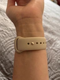 Силіконовий ремінець Sport Band для Apple Watch 41mm | 40мм | 38mm Starlight S/M