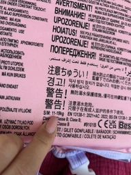Дитячий жилет для плавання з м’яким пінним наповнювачем, застібкою замком Minnie Bestway 9101B, 1-3 років