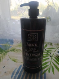 Гель для душу Dead Sea Collection Sandalwood чоловічий 3 в 1 для тіла, волосся й обличчя 1000 мл (7290102256952)