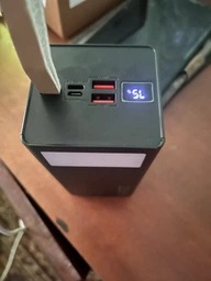 Повербанк 50000 mah 22.5W Super Fast Charge 10024 з LED дисплеєм і швидкою зарядкою PD/QC 3 порта powerbank павербанк для телефона apple айфона iphone самсунг samsung роутера планшета універсальний з ліхтариком фото від покупців 1