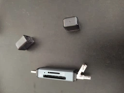 Кардридер Bavin OTG-52 5 в 1 USB 3.0/Lightning/TF/SD/Type-C Gray фото від покупців 1