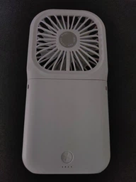 Портативный мини-вентилятор Halter Folding Fan с 3 скоростями складной с ремешком на шею белый