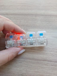 Антистрес брелок клавіатура з RGB підсвіткою, механічні кнопки, LED кейкап фіджет
