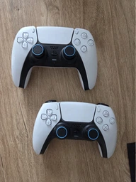Силіконові антиковзкі накладки на стіки Honson (Yellow/White) для геймпадів Sony DualShock PS4 / DualSense PS5 / Xbox Series / Xbox One / Pro Controller Nintendo (2шт.) [466129499]