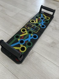 Дошка для віджимання упори Barfits Push Up Board 14 в 1 універсальна Чорна переносний портативний тренажер платформа для м'язів рук грудних спини біцепса трицепса зі зручними ручками
