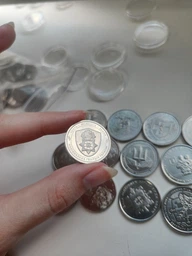 Полный набор 23 монет в капсулах Мы сильны вместе монеты НБУ области 10 грн монета Одесская Николаевская АР Крым Донецкая Луганская Запорожская Харьковская Херсонская Черниговская Сумская область Медицинские силы Логистики оборотные сувенирные монетки
