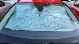 Сонцезахисна шторка-парасолька на лобове скло авто Full Fix 140 х 75 см Чорна (ET2025111208)