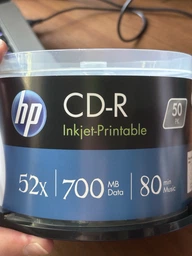 HP CD-R 700 MB 52x IJ Print 50 шт. (69312) фото від покупців 1