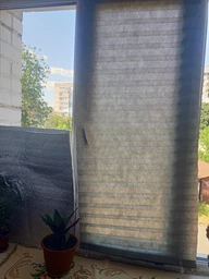 Комплект Жалюзі-плісе на вікна самоклеючі 60x180 см, Сірий (BLINDS-GREY60X80)