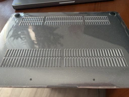Захисний чохол-накладка Macbook Air 13.3" М1 (A1932 / A2179 / A2337) 2018-2020г Прозорий з блискітками фото від покупців 1
