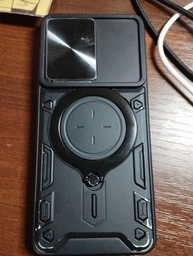 Удароміцний чохол Bracket case with Magnetic для Xiaomi Redmi Note 11 (Global) / Note 11S Black Без бренду