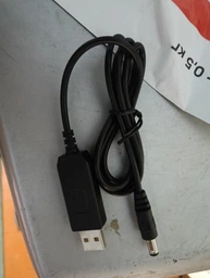 Кабель-переходник USB/DC переходник 12В (питание роутера от повербанка) Интернет без света. Диаметр: 5,5*2,1 мм (2676)