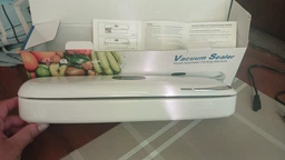 Вакуумний пакувальник для продуктів Vacuum Sealer MK-801 90 Вт вакууматор ручний побутовий зелений фото від покупців 5