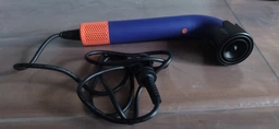 Професійний фен для волосся Hair Dryer + насадка, 1600 Вт синій ( Supersonic HD18 )