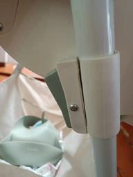 Дитячий стільчик для годування 2 в 1 високий м’який стілець трансформер дитяче крісло для малюків з підніжкою знімний столик кошик універсальний багатофункціональний зручний стійкий для дітей із PU екошкіри від 6 місяців сірий у коробці