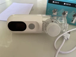 Ингалятор небулайзер Nebulizer Mesh Atomizer для детей и взрослых для дыхательной терапии портативный от сухого кашля насморка боли в горле для астматиков фото от покупателей 4
