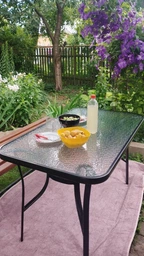 Стіл садовий Garden table Siena SC-094 120х70x70 прямокутний Чорний фото від покупців 1
