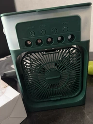 Вентилятор настольный с увлажнителем воздуха Air Cooler Fan с USB и LED подсветкой (2104618501)