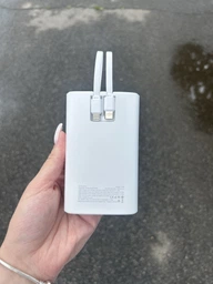УМБ LaKuun 20000 mAh 35W Fast Charge Power Bank Повербанк Built-In Lighting 27W and USB-C 35W Cables Black (LK08) фото від покупців 9