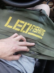 Чохол сумка для вудилищ 150х25х15 см, 2 відділення для спінінгів, вудок + кишеня органайзер рибальських снастей та аксесуарів рибалки, вологостійкий, LEO фото від покупців 3