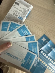 Отбеливающие полоски для зубов Medosan 5D White 7 применений 14 полосок (4823109413214)