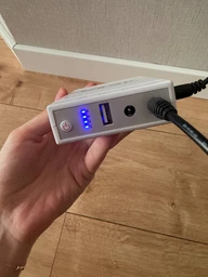 Mini UPS WGP, Powerbank на 10400Mah, виходи USB, DC 9V, 12V. ДБЖ для Роутерів + БЛОК ЖИВЛЕННЯ Білий + Кабель розподілу фото від покупців 1