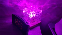 Ночник от USB куб звездное небо LED настольная RGB лампа 16 цветов для спальни и детской + пульт фото от покупателей 16