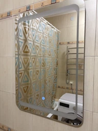 Дзеркало з підсвіткою LED 70х50 дзеркало для ванної кімнати настінне смарт дзеркало світлодіодне BRS