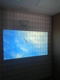Проектор домашний кинотеатр LED портативный Wi-Fi Android 720P HD 120 ANSI люмен с автофокусом автокоррекцией трапеции голосовым управлением пультом с поворотом 180° для просмотра фильмов компактный для дома фото от покупателей 1